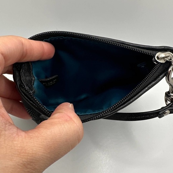 COACH est 1941 Black Wristlet - Picture 3 of 5